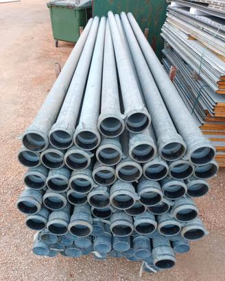 Tubi per irrigazione zincati Ø 120 mm ML 325