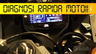 Diagnosi e azzeramento service moto