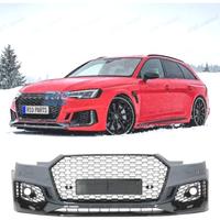 PARAURTI ANTERIORE AUDI A4 B9 15-19 LOOK RS4 PDC N