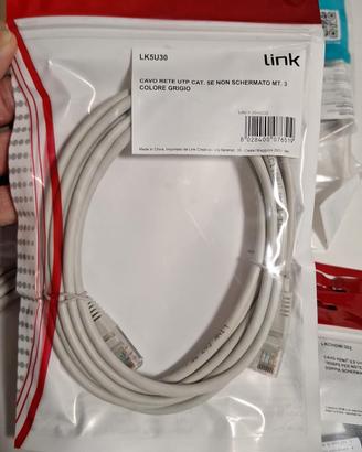 Cavo di rete Ethernet CAT 5e UTP 