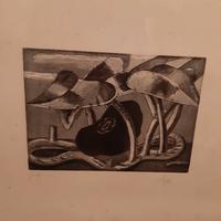 Quadro arte moderna Sepo Severo Pozzati.