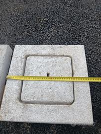 chiusini in cemento 35×35 cm 2 pezzi 