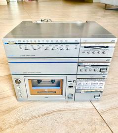 JVC amplificatore - tuner - piastra a cassette 