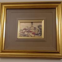 Quadro ad olio vintage 