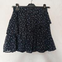 gonna corta stradivarius a fiori