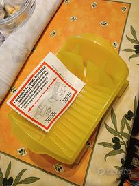 Scolapiatti giallo allungabile