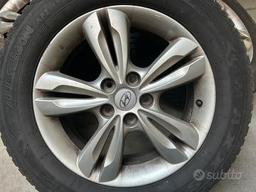 Cerchi lega 17” originali Hyundai +Gomme 4 Stagio