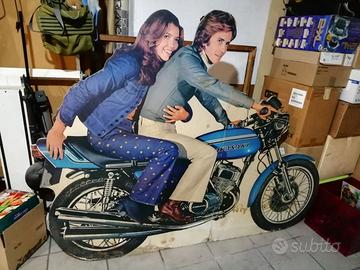 Kawasaki 750 mach IV h1 cartonato pubblicitario