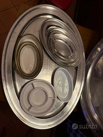 Piatti acciaio e ceramica