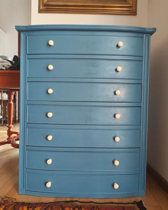 cassettiera azzurra 