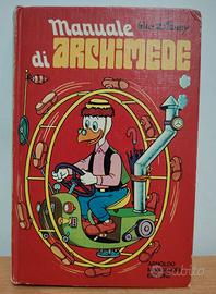 Libro Manuale di Archimede 1976 Mondadori Walt Dis