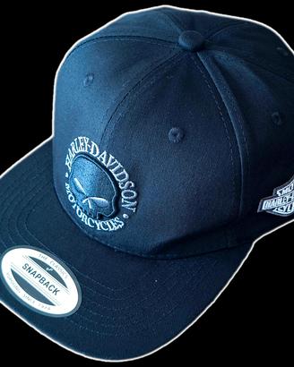 Cappellino baseball harley davidson teschio 