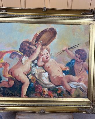 Quadro Olio su Tela Classico