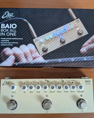 Pedale Multieffetto Eko BAIO Box All In One