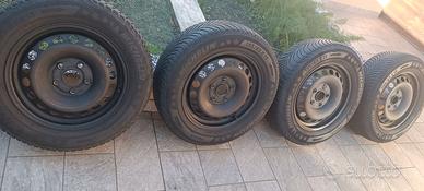 4 cerchi da 15” + gomme invernali