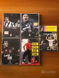 5 DVD sport calcio/basket/ciclismo