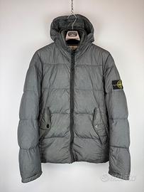 Giacca Garment Dyed Crinkle Reps Down Stone Island