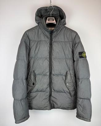 Giacca Garment Dyed Crinkle Reps Down Stone Island