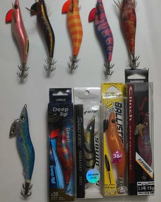 Lotto egi vari modelli Jatsui DTD YamashitaShimano