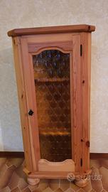 Angoliera in legno di pino