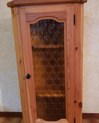 Angoliera in legno di pino