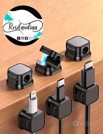 organizza cavi/portacavi Magnetico adesivo