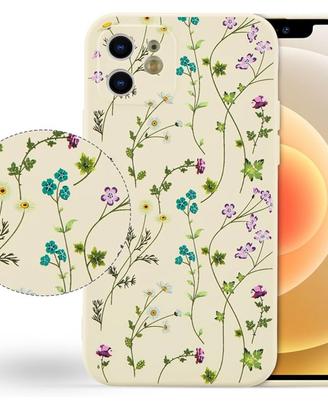 Cover iphone 12 fiorata