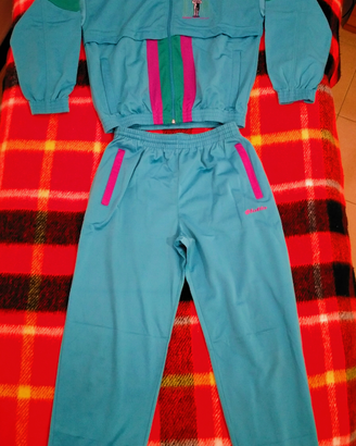 Tuta completa Lotto Team in acetato anni 90