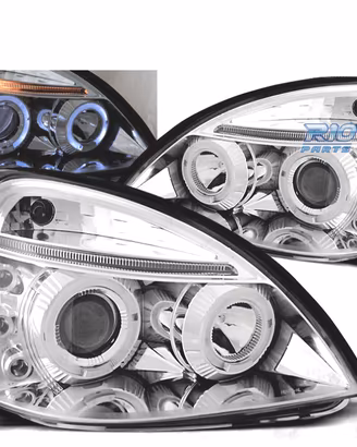FARI OCCHI ANGEL PER RENAULT CLIO II 01-05 LED CRO