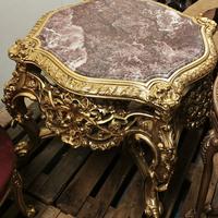 Tavolo  Barocco in Marmo Pregiato – Stile Impero