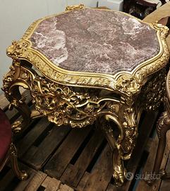Tavolo  Barocco in Marmo Pregiato – Stile Impero