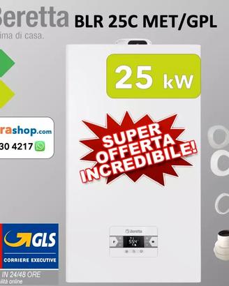 CALDAIA BERETTA BLR 25C A CONDENSAZIONE 25 KW MET.