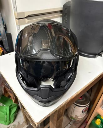 Casco Scorpion EXO-TECH EVO CARBON con auric CARDO