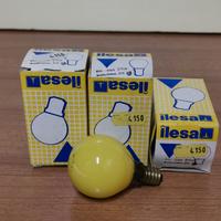 stock 6 lampadine e14 25w 220v silica verde giallo