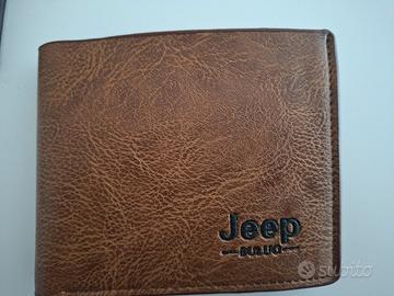 portafoglio uomo jeep in pelle