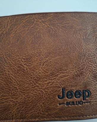 portafoglio uomo jeep in pelle