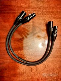 Coppia di cavi XLR Black Dragon di Moon Audio 