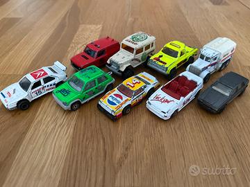 Lotto 9 modellini 1:64 Majorette, Matchbox, maisto