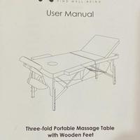 Lettino per massaggi ai utilizzato