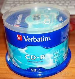 CD Rom Verbatim CD-R campana da 50 pezzi sigillata