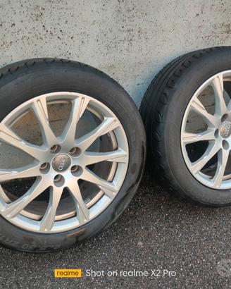 cerchi in lega audi 17 più gomme nuove