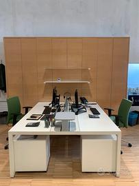 scrivanie Estel e armadio legno