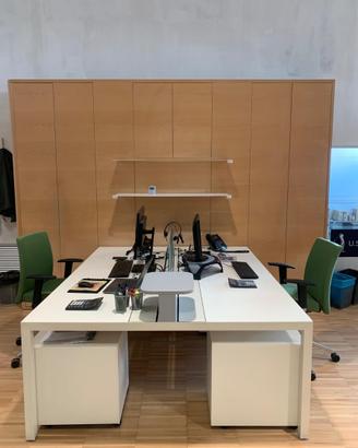 scrivanie Estel e armadio legno