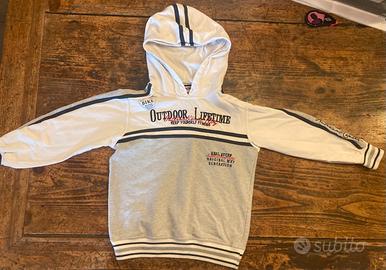 Felpa bambino con cappuccio taglia S