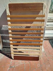 Rete a doghe in legno per culla next to me