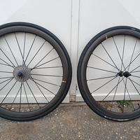 Ruote Mavic SLR  profilo 40 mm tubeless 