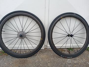 Ruote Mavic SLR  profilo 40 mm tubeless 