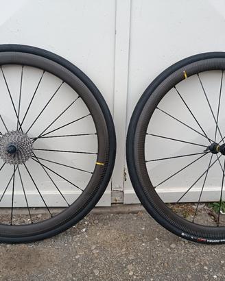 Ruote Mavic SLR  profilo 40 mm tubeless 