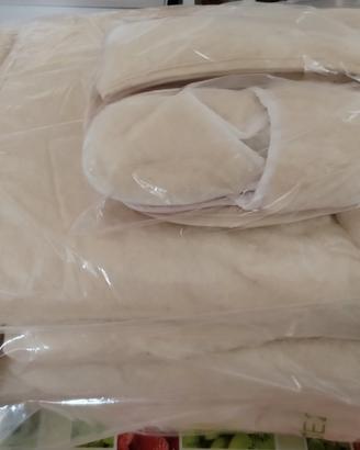 Completo letto matrimoniale in lana merinos 