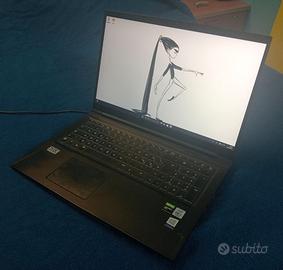 PC gaming 17" RAM 32 con malfunzionamenti display